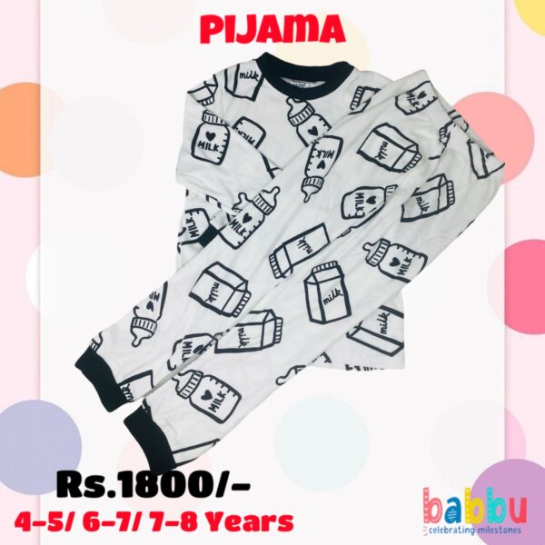 Pijamas 4-5 Years - Milk