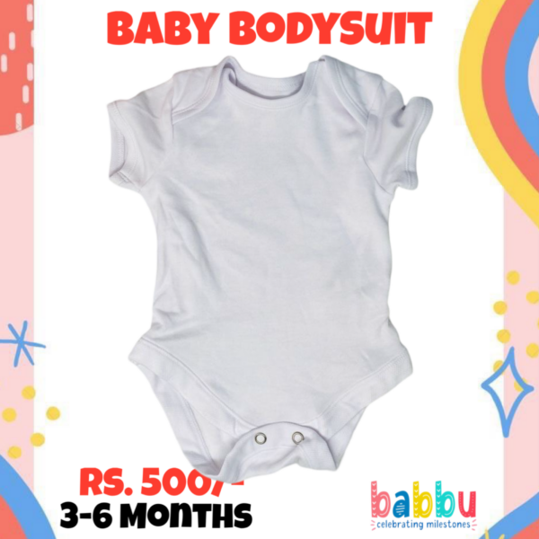 Bodysuits 3-6 Months - White