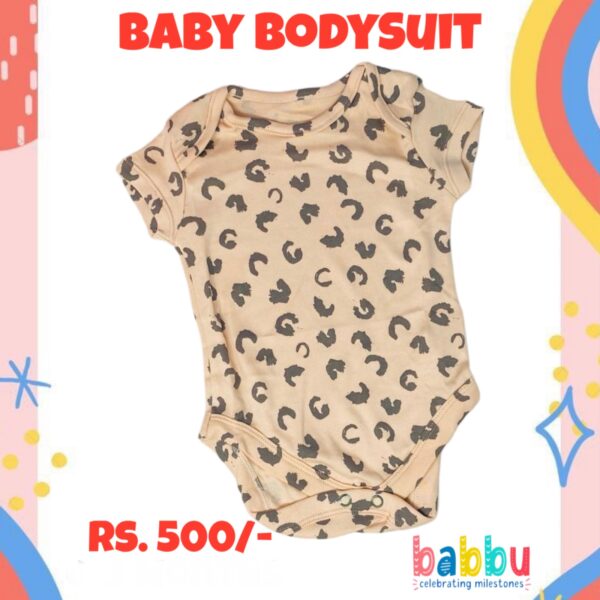 Bodysuits Newborn - light pink shapes