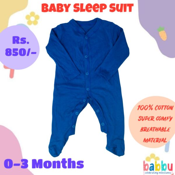 Sleep suits 0-3 Months - Dark Bluish Green