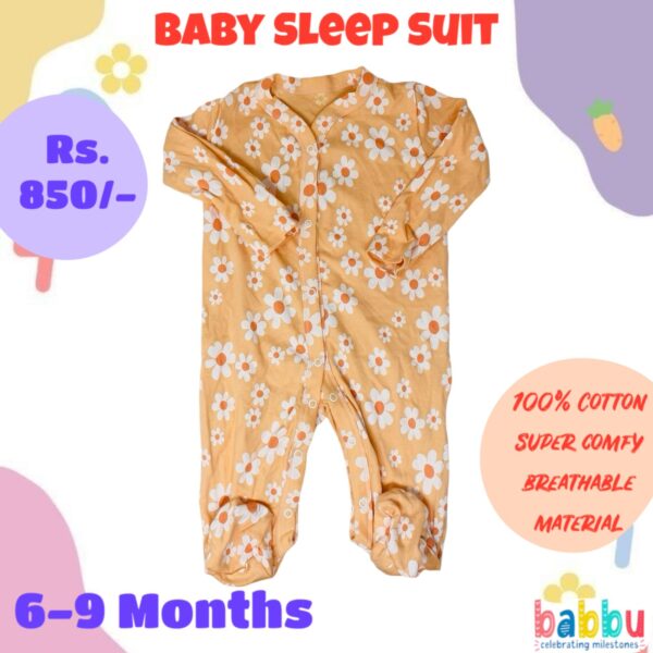Sleep suits 6-9 Months - Multi Color Stars