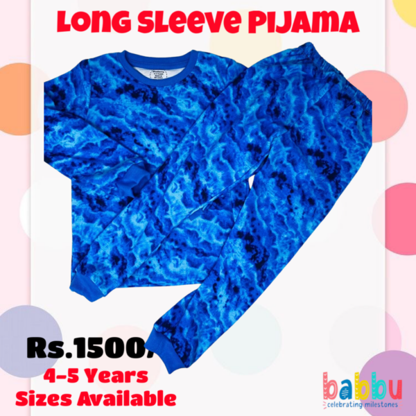 Pijamas Short sleeve 4-5 Years -Lomg sleeve Blue