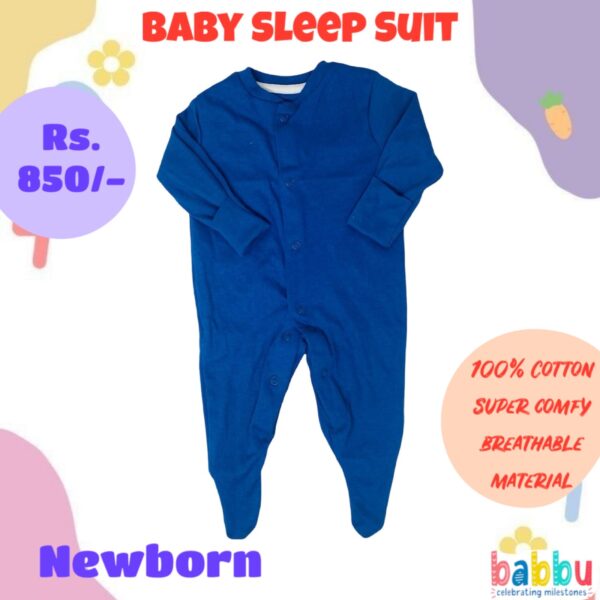 Sleep suits Newborn - Greenish Blue
