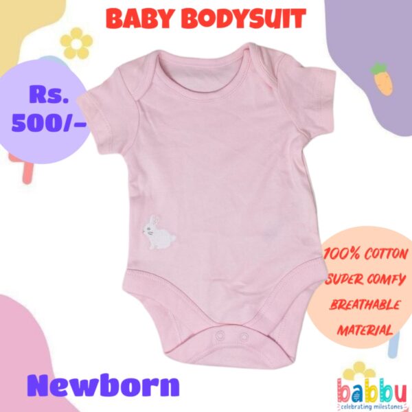 Bodysuits Newborn - Pink Bunny