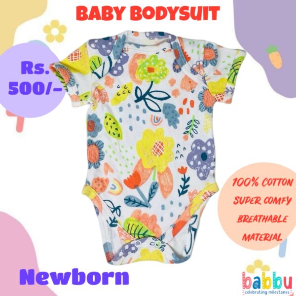 Bodysuits Newborn - Colorful Flowers