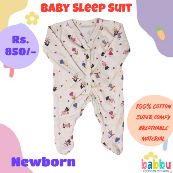Sleep suits Newborn - Fairy Pink