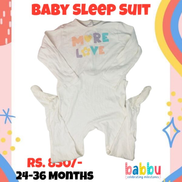 Sleep suits 24-36 Months - more love