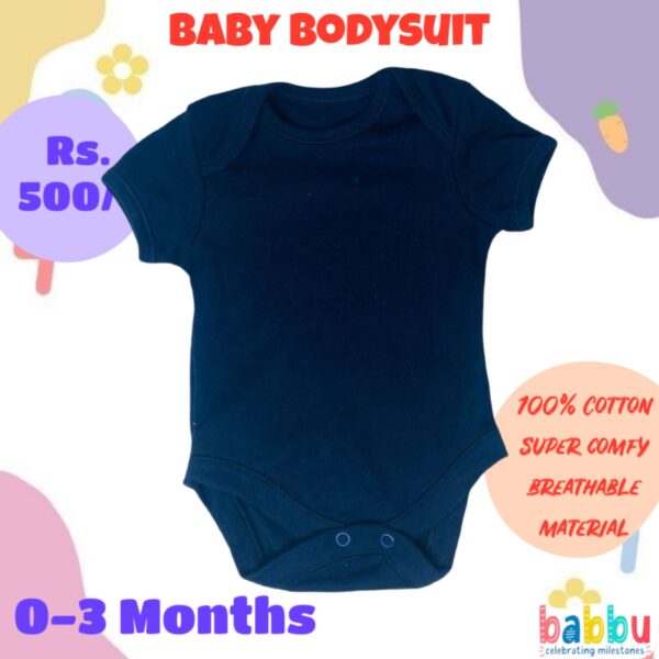 Bodysuits 0-3 Months - Dark Blue