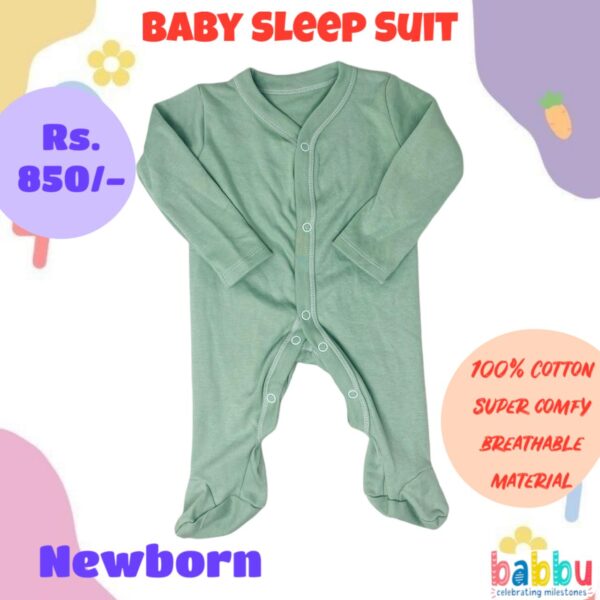 Sleep suits Newborn - Light Green