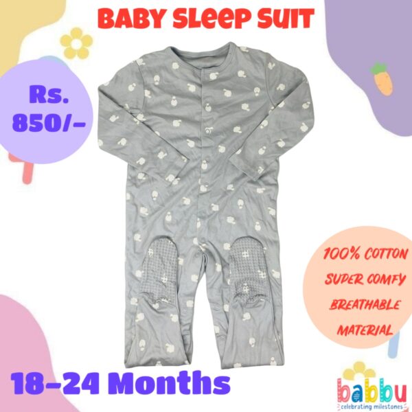 Sleep suits 18-24 Months - Grey Sheep
