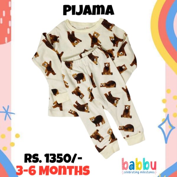 Pijamas 3-6 Months - Bears